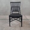Laguna Bistro Chair - RATTAN BLACK Side Dining Chair - Image 2