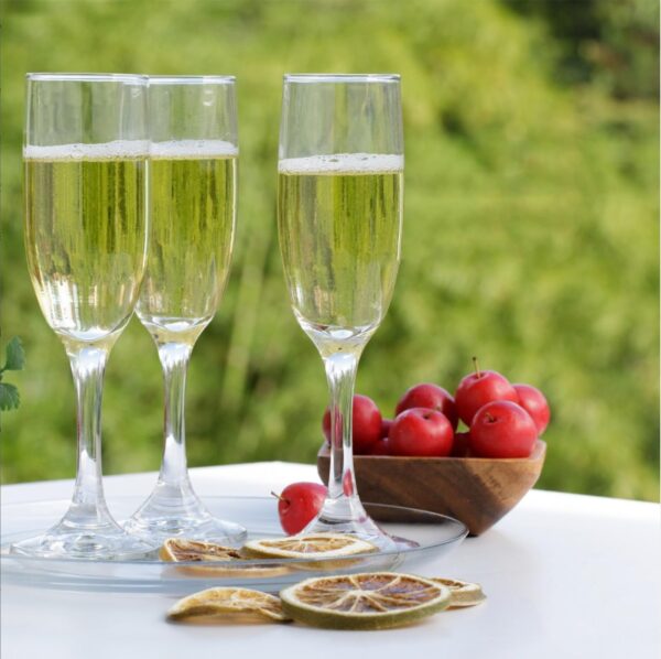 Aspen Brands Premiere Champagne Flutes, 6.5oz Champagne Glasses Set Of 12, Prosecco Glasses, Dishwasher-Safe, Lead-Free Mimosa Glasses, Ideal for Home Bar, Special Occasions, - Image 4