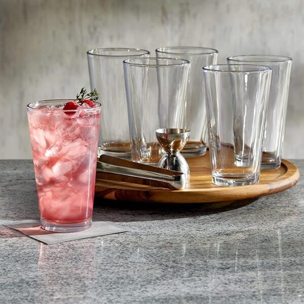 Beer Pint Glasses Set of 12 - 16 oz Drinking Glasses Made for Cold Beverages - 16 oz Mixing Glass & Highball Glasses Set of 12 for Homes, Pubs & More - Image 9