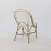 Paris Rattan Bistro Chair - White Side Chair - Image 15